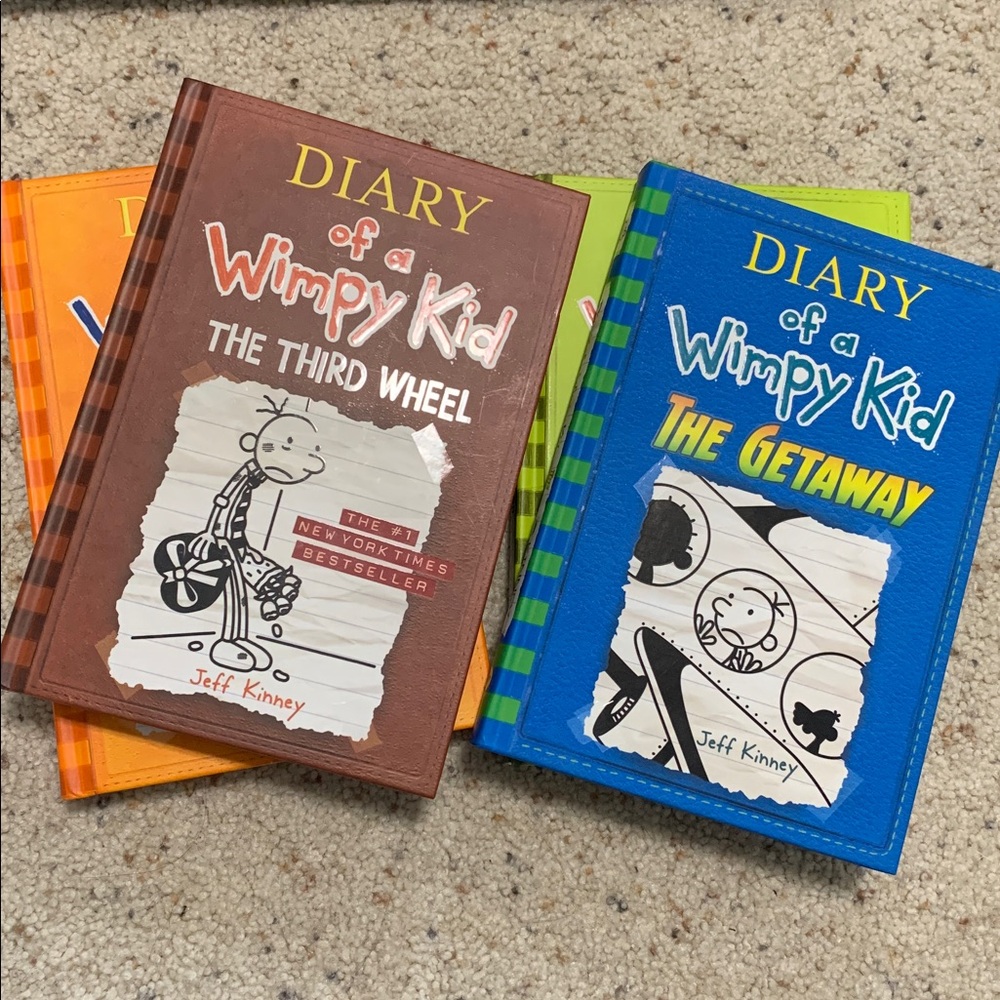 Set of Diary of a Wimpy Kid books - Picture 2 of 4